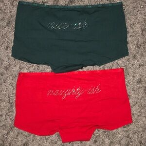 Victoria’s Secret PINK Naughty-ish & Nice-ish Shortie Boyshorts, Size M, New